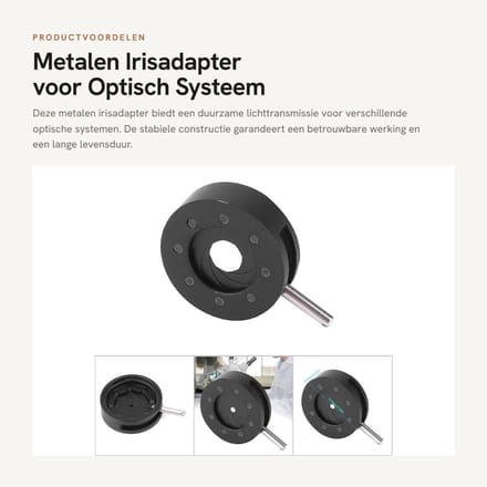 Dailygoods - Metalen Irisadapter voor Optisch Systeem