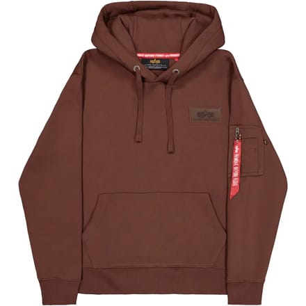 Hoody met bedrukking op de rug Alpha Industries