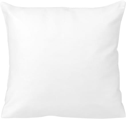 Dekoratieve Kussensloop 40x40cm - 100% Katoen Satijn Wit