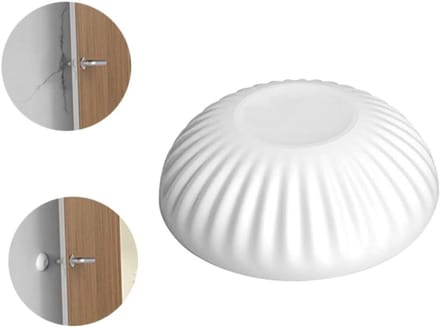 Deurstopper - Muur Schild - Muren Beschermen - Zelfklevend - 2 Stuks - Wit