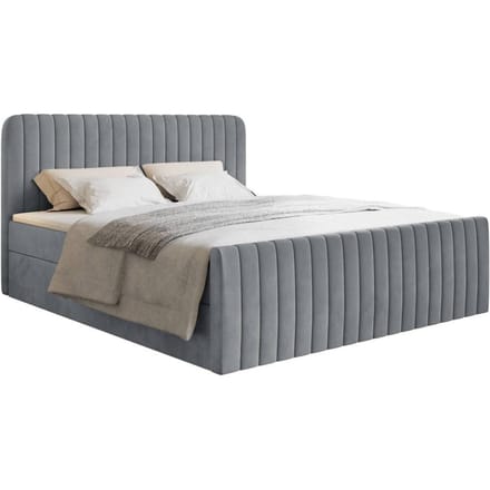 Boxspring Adrien velvet met opbergruimte 200x200 | NADUVI Collection