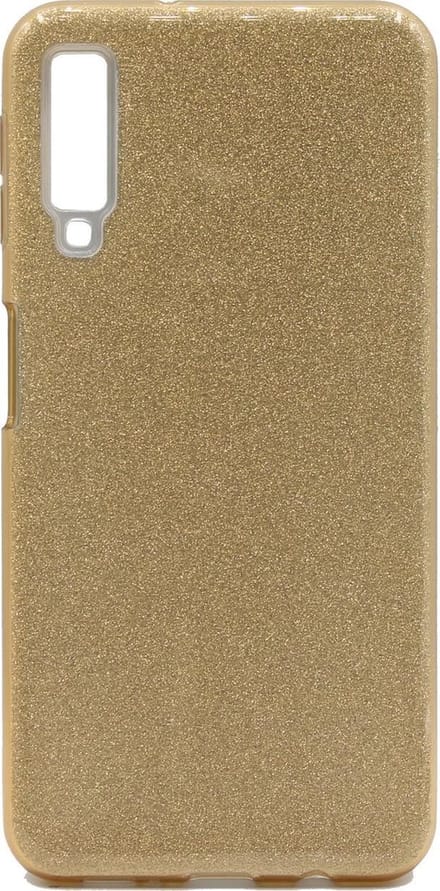 HB Hoesje Geschikt voor Samsung Galaxy A9 2018 - Glitter Back Cover - Gold