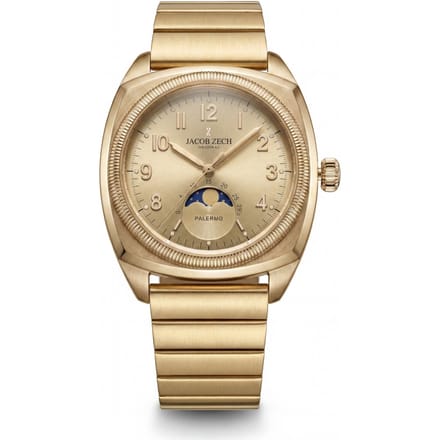 Jacob Zech - Heren Horloge Palermo - Goud