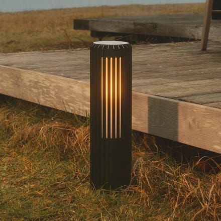 Nordlux Sokkellamp Aludra 45 Seaside, aluminium, zwart