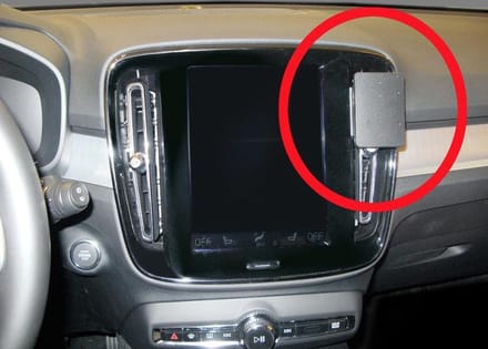 Brodit ProClip houder geschikt voor Volvo XC40 2018 - / EX40 / EC40/ C40 2025 - Angled mount