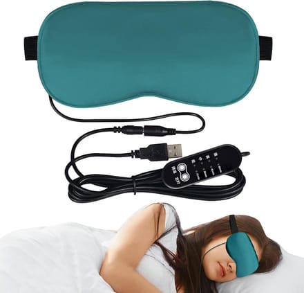 Verwarmd oogmasker - Oogverwarming kussen - Oogontspanning thuis - Grafeen verwarmingstechnologie - 23x23x6 cm
