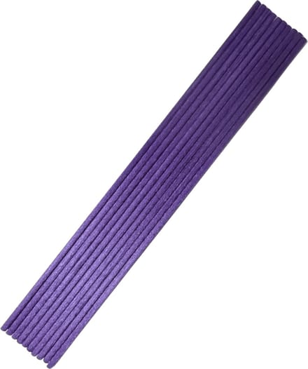 Luxe Losse Aromatherapie Geurstokjes - 25 Stuks - Paarse Vezel - 26cm x 4mm - Geurverspreiders - Navulling Geurstokjes Paars - Diffuser