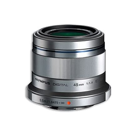 Olympus M.Zuiko AF 45mm f/1.8  Micro Vier Derde zilver