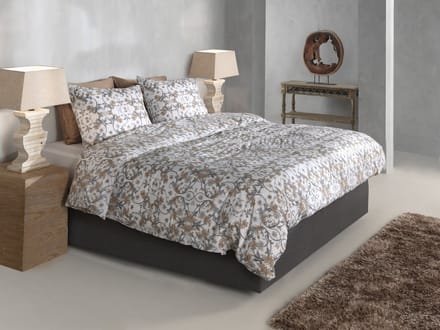 Zohome Fausto Dekbedovertrek - Extra breed - 260x200/220 cm - Grey