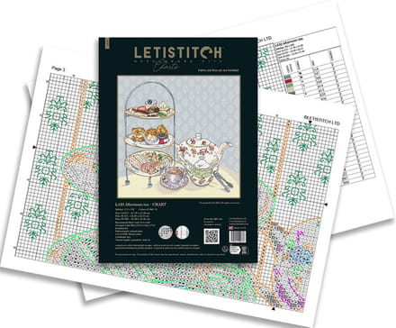Leti Stitch Afternoon tea L420 borduurpatroon