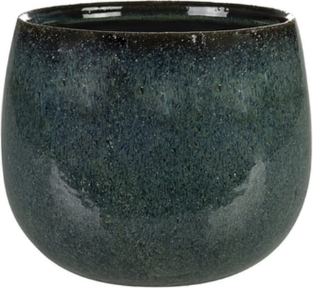 Ter Steege Bloempot Blauw D 24 cm H 19 cm