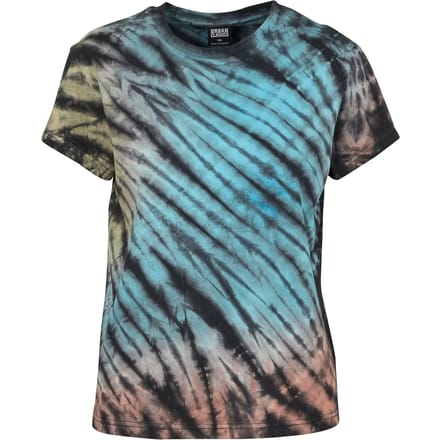 Urban Classics - Tie Dye Boyfriend Dames T-shirt - M - Multicolours