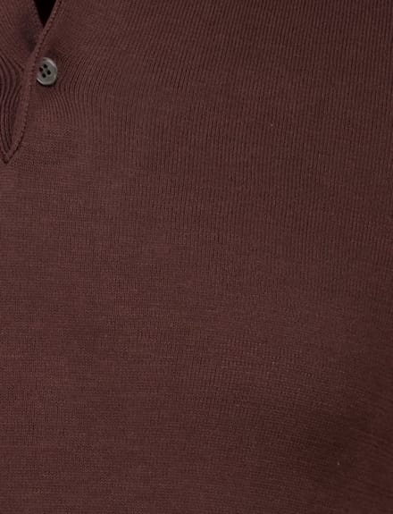 Born With Appetite poloshirt korte mouw bruin