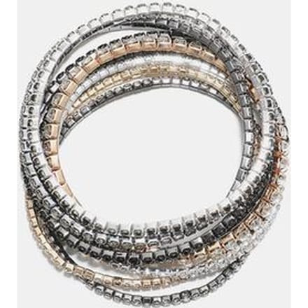 Stradivarius Set van 8 armbanden  Grijs OS