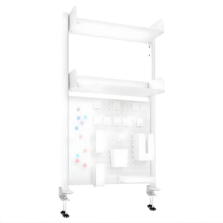 Bureau oranizer - Voor werkplek en studie - Multifunctionele organizer - Compact en praktisch voor op het bureau - Wit