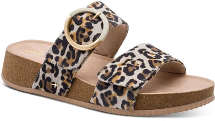 Tamaris - maat 40 - Comfort Essentials Dames Slippers - BEIGE LEO
