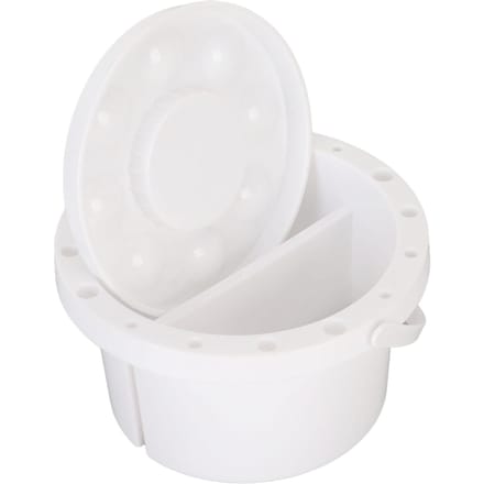 Verfkwastenreiniger Opvouwbaar Dik Antislip Plastic Draagbare Verfbeker voor voor white