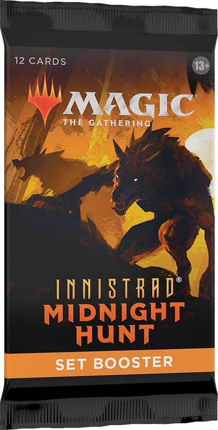 Magic The Gathering Midnight Hunt Set Booster 1 stuk