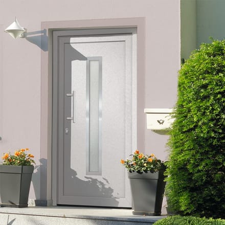 vidaXL - Voordeur - 108x200 - cm - wit