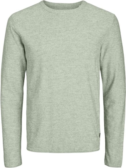 Jack & Jones - Heren Trui Pullover Knit Crew Neck - Groen - Maat S
