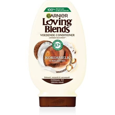 Garnier conditioner Loving Blends kokosmelk & macadamia 250 ml