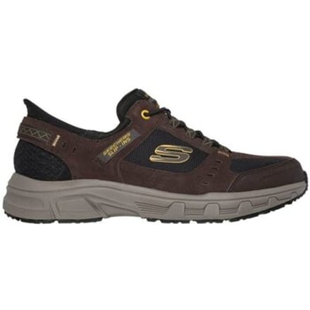 Skechers OAK CANYON - CONSISTENT WINNE Heren Wandelschoenen - Bruin / Zwart