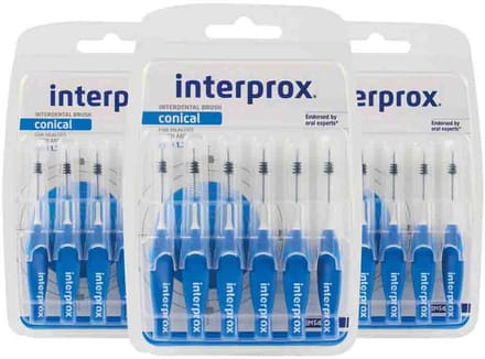 Interprox Premium Conical - 3.5 tot 6 mm - 3 x 6 stuks - Voordeelpakket