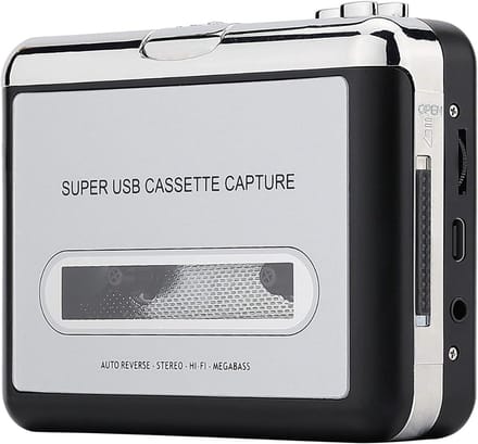 SNJY® Walkman - Casette Speler - Cassette Recorder - Zwart/Zilver