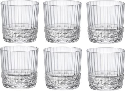 Bormioli Rocco America'20s waterglas - 30 cl - Set-6