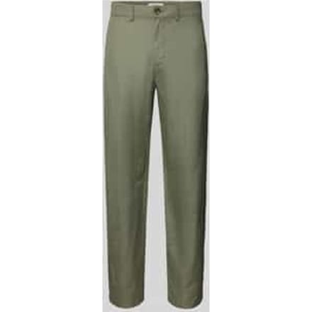 slim fit linnenbroek van mix van katoen en linnen model 'MILES'
