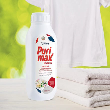 Silva - Purimax - Oxi Gel Vlekverwijderaar - 1000ml - Witte was -Vegan