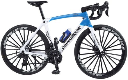 Racefiets speelgoed fiets die-cast multicolor 20,5 cm speelgoed. verkoop per stuk