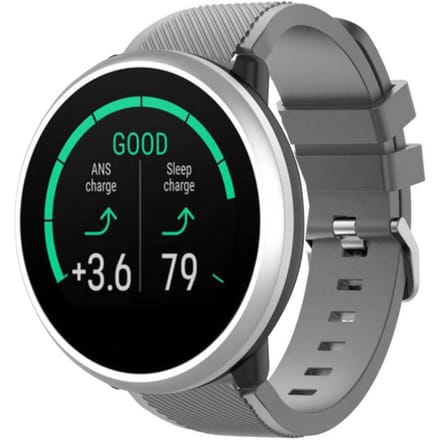 Polar Unite twill siliconen band (grijs)