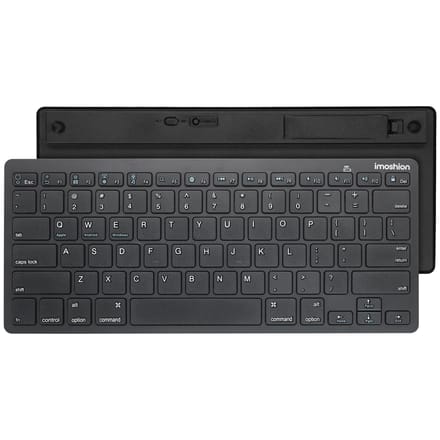 imoshion Compact Draadloos Toetsenbord Ergonomisch - QWERTY - Bluetooth Keyboard - Zwart