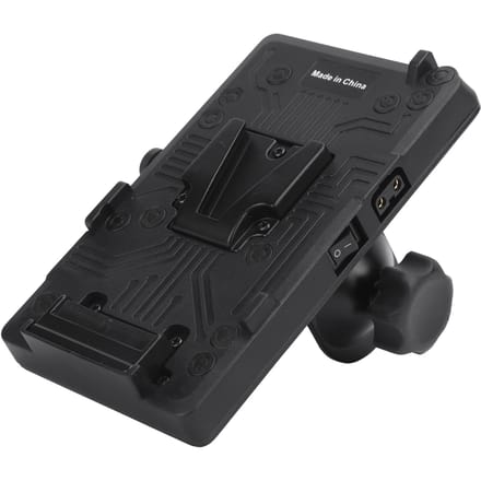 VLock Batterijhouder DTap Uitgangsplaat Adapter voor Sony V Mount Batterij Videocamera black