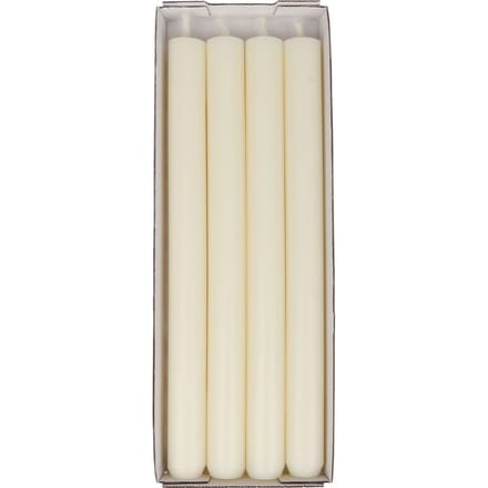 Dinerkaarsen, doorgekleurd, 4‑pack - Créme