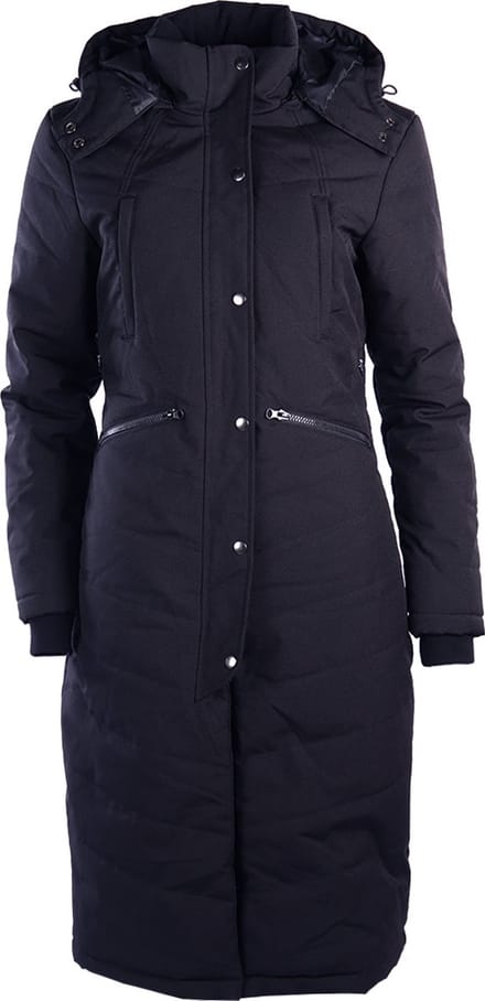 Montar Dicte Lange Dames Winterjas Maat 32 - Navy