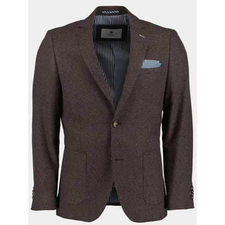 Bos Bright Blue Colbert leek jacket drop 7,5 233037le45bo/840 coffee bean