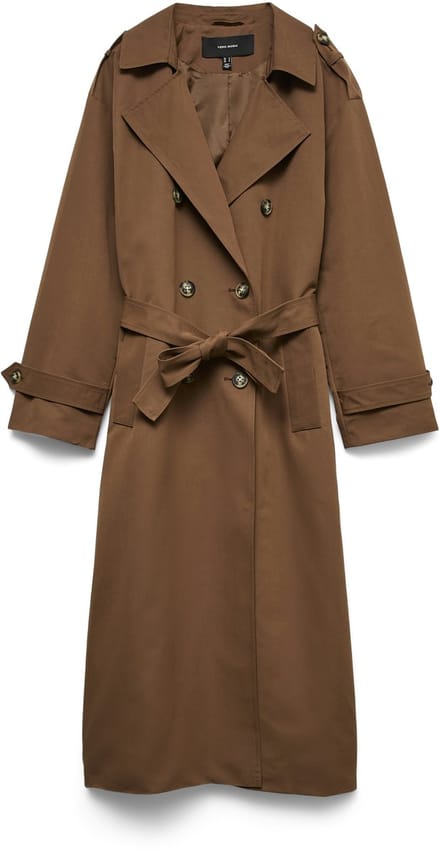 VERO MODA - VMCHLOE LONG TRENCHCOAT GA NOOS - Dames - Gewatteerde jassen