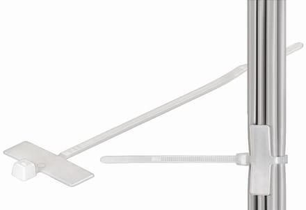 Kabelbinder met tekstvak, 2.5 mm x 100 mm, 100 stuks