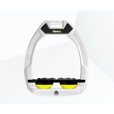 Platte Ultra Grip Veiligheidsbeugels Wit/Zwart/Geel Flex-On Safe-On