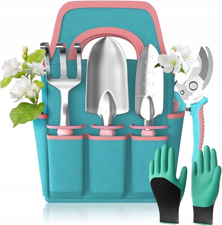 6-delige Tuin Gereedschap Set - Duurzaam & Ergonomisch