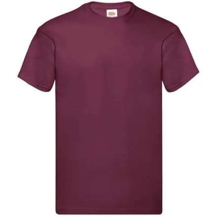 Fruit of the Loom - Original T - Burgundy - M