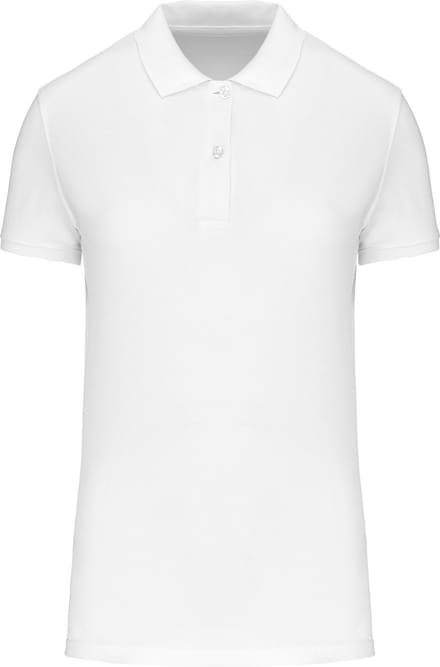 Kariban Piqué-damespolo Bio180 K2026 - White - L