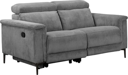 Lund-2Zitsbank - 1 Relax - Grijs Corduroy