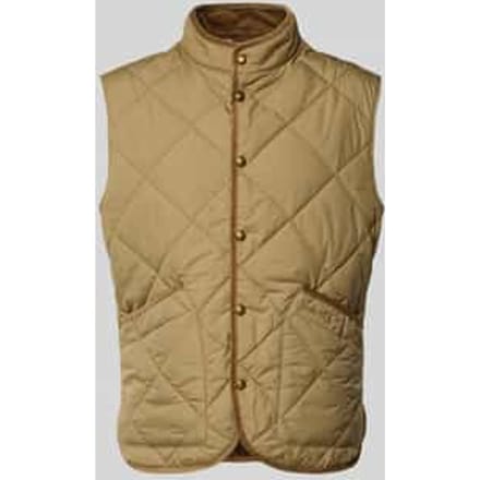 Gilet met opstaande kraag