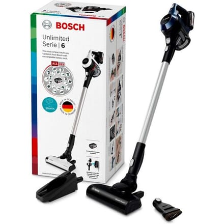 Bosch - Unlimited 6 - BBS611PCK - Steelstofzuiger - Blauw