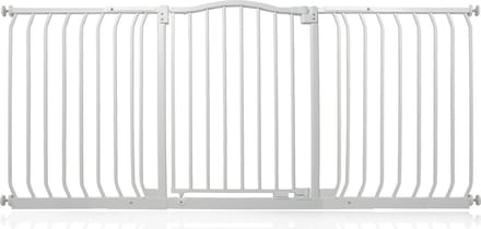 Safetots Klemhekje met Gebogen Bovenkant, 161cm - 170cm, Mat Wit