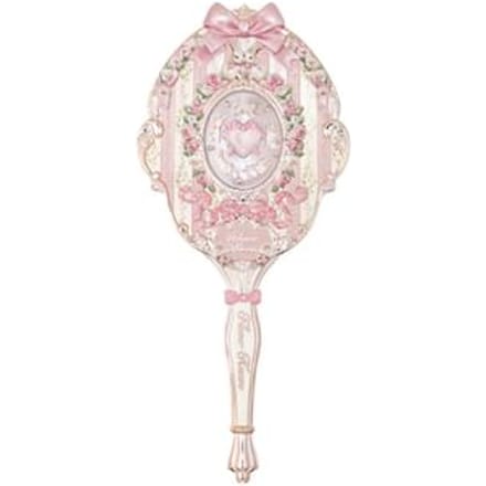 Flower Knows - Bunny Garden Hand Mirror - 3 Colors Rosette Pink - 1pcs