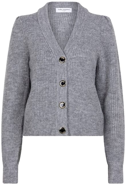 Lofty Manner Vest Cardigan Lilly Qi201.1 Kw Grey Dames Maat - M